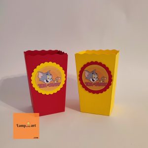 Кутийки за пуканки Том и Джери за детски рожден ден