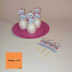 Топери за мъфини Коте Мари за детски рожден ден