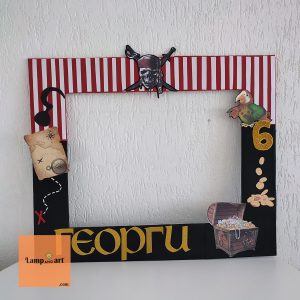 Рамка за снимки Пирати за детски рожден ден
