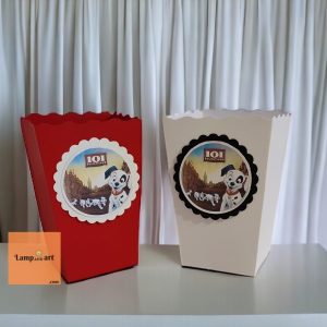 Кутийки за пуканки 101 Далматинци за детски рожден ден