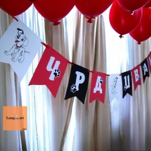 Надпис 101 Далматинци за детски рожден ден
